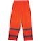 Ergodyne Lightweight Hi-Vis Rain Pants - Class E, 150D Oxford Polyester, Polyurethane, Elastic Waist Closure 8916 - alternate 6